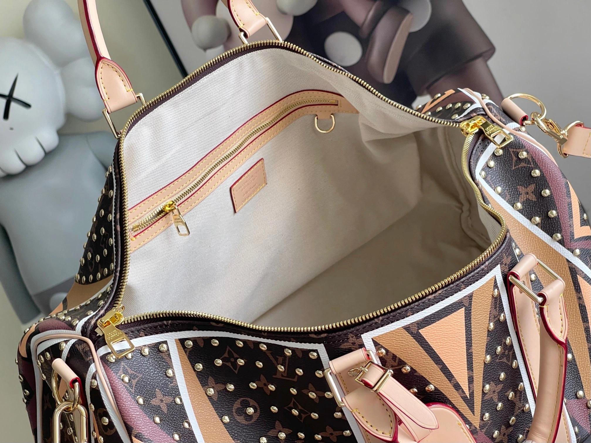 MOMO-- 8v M11577 high quality version Keepall BANDOULIÈRE 50 cowhide item:E-B225A1766