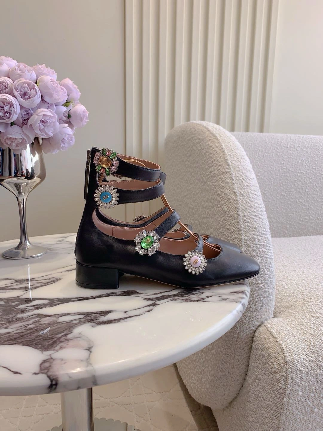 COCO-- V1859ti9o 6W2S0LL9DHS9TG Calfskin sheepskin Heel height：3CM item:E-X230F2633