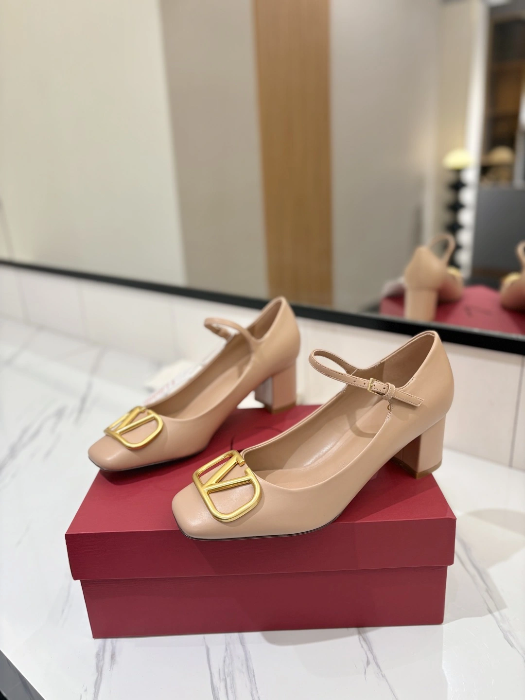COCO-- V1859ti9o POIZON241029664 Heel height：6CM cowhide sheepskin item:E-X138C3008