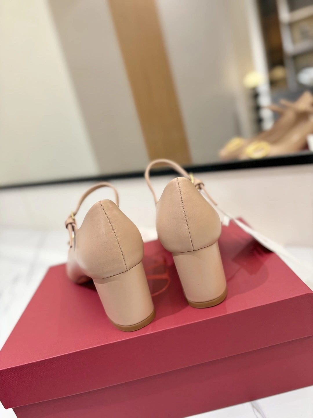 COCO-- V1859ti9o POIZON241029664 Heel height：6CM cowhide sheepskin item:E-X138C3008