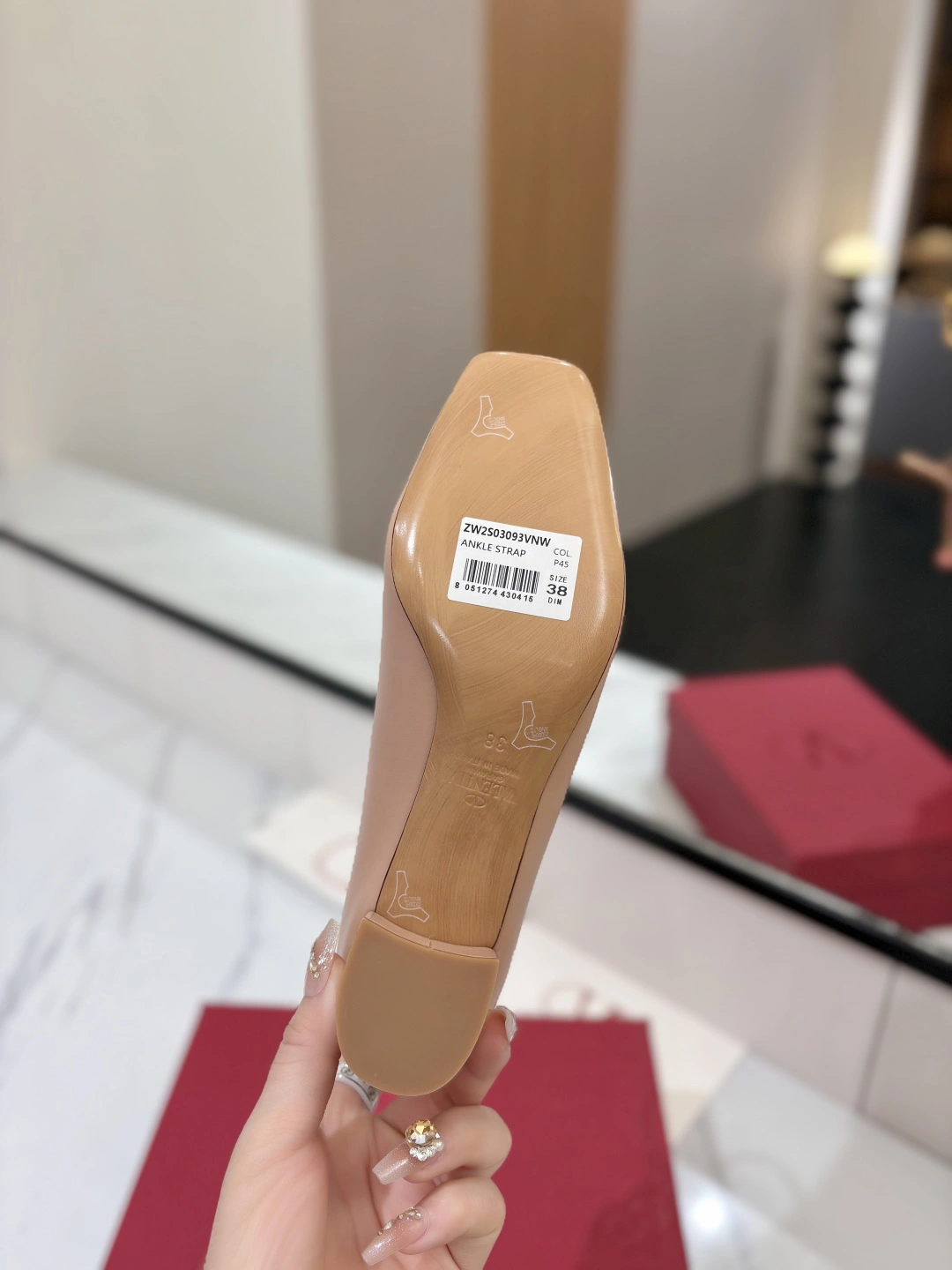 COCO-- V1859ti9o POIZON241029664 Heel height：6CM cowhide sheepskin item:E-X138C3008