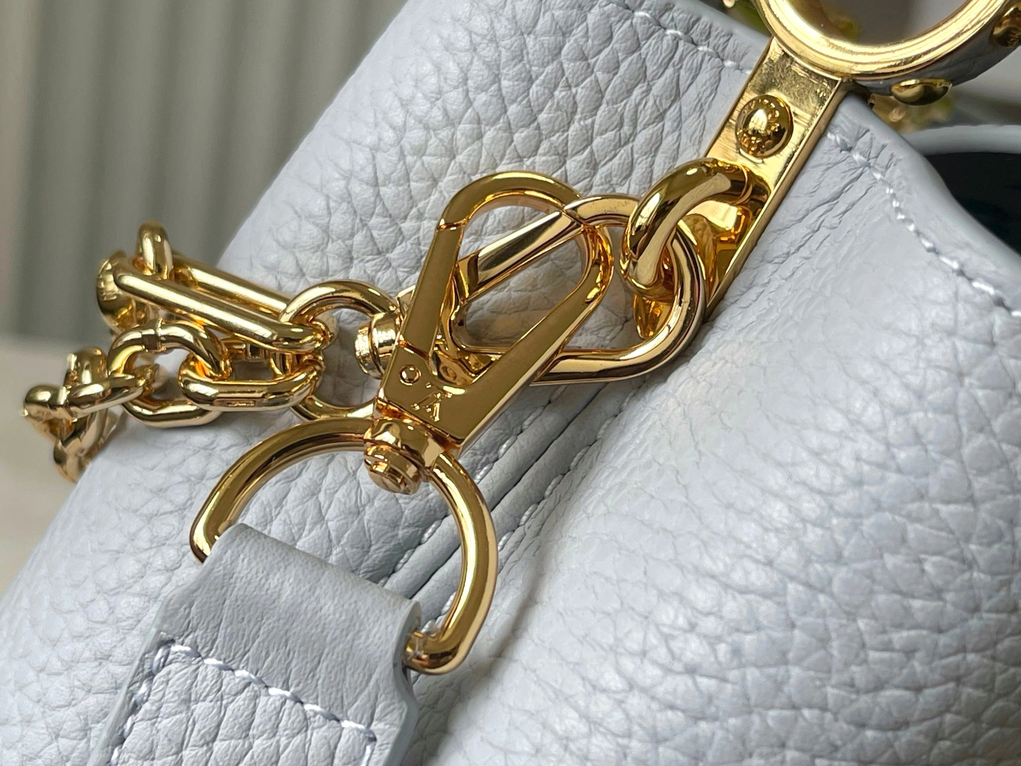 MOMO-- 8V M13707 high quality version Capucines East West cowhide item:E-B000I1718