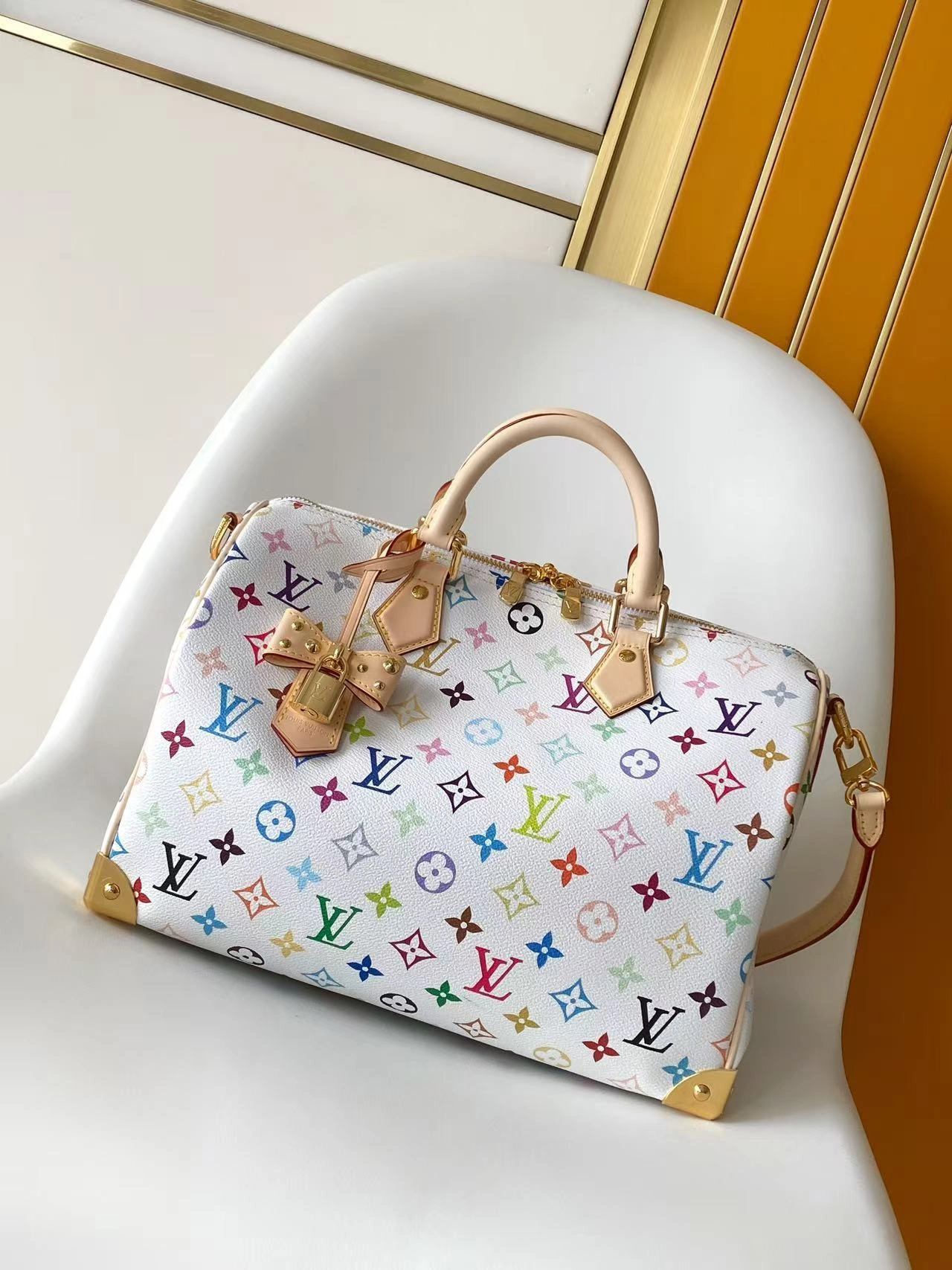 MOMO--8V M27789 high quality version Speedy Bandoulière 25 cowhide item:F-B000A1522