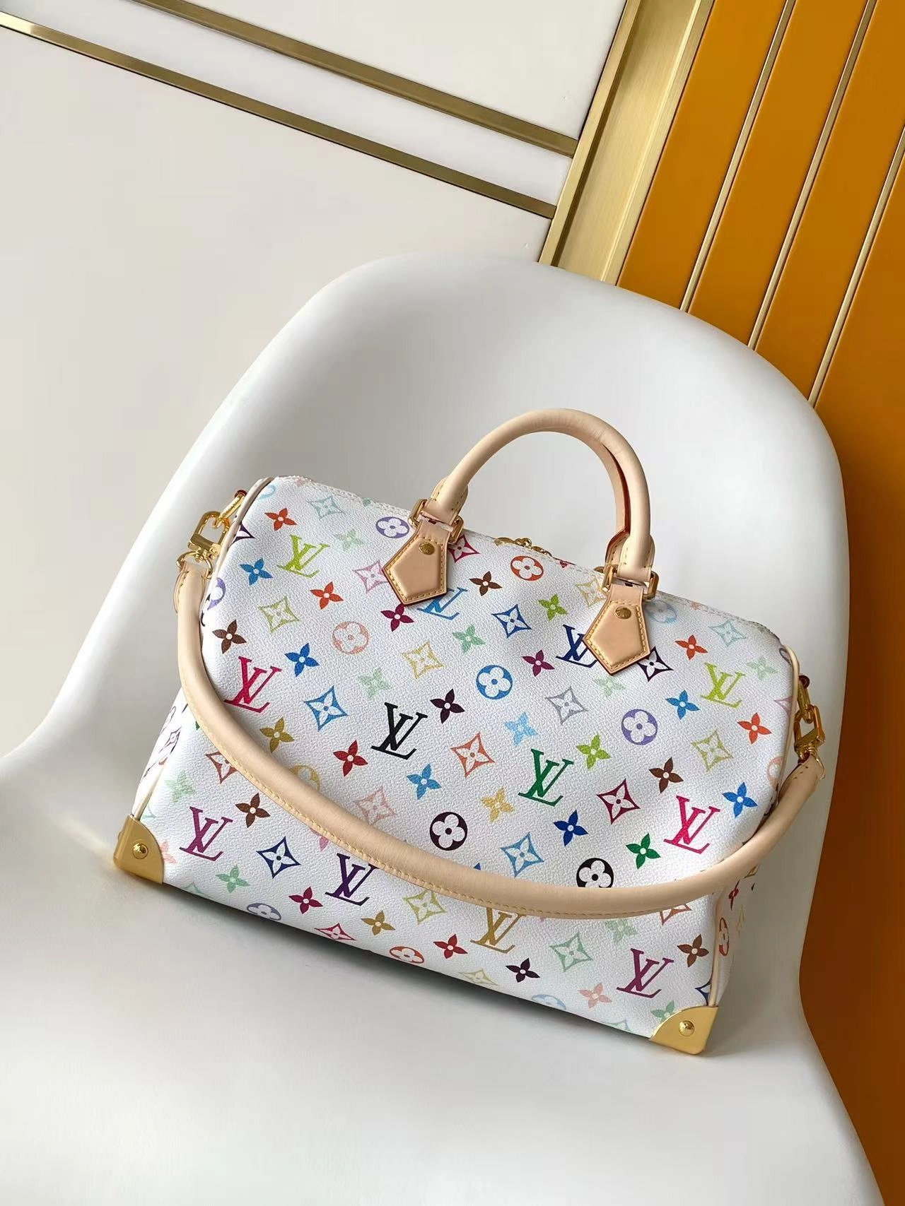 MOMO--8V M27789 high quality version Speedy Bandoulière 25 cowhide item:F-B000A1522
