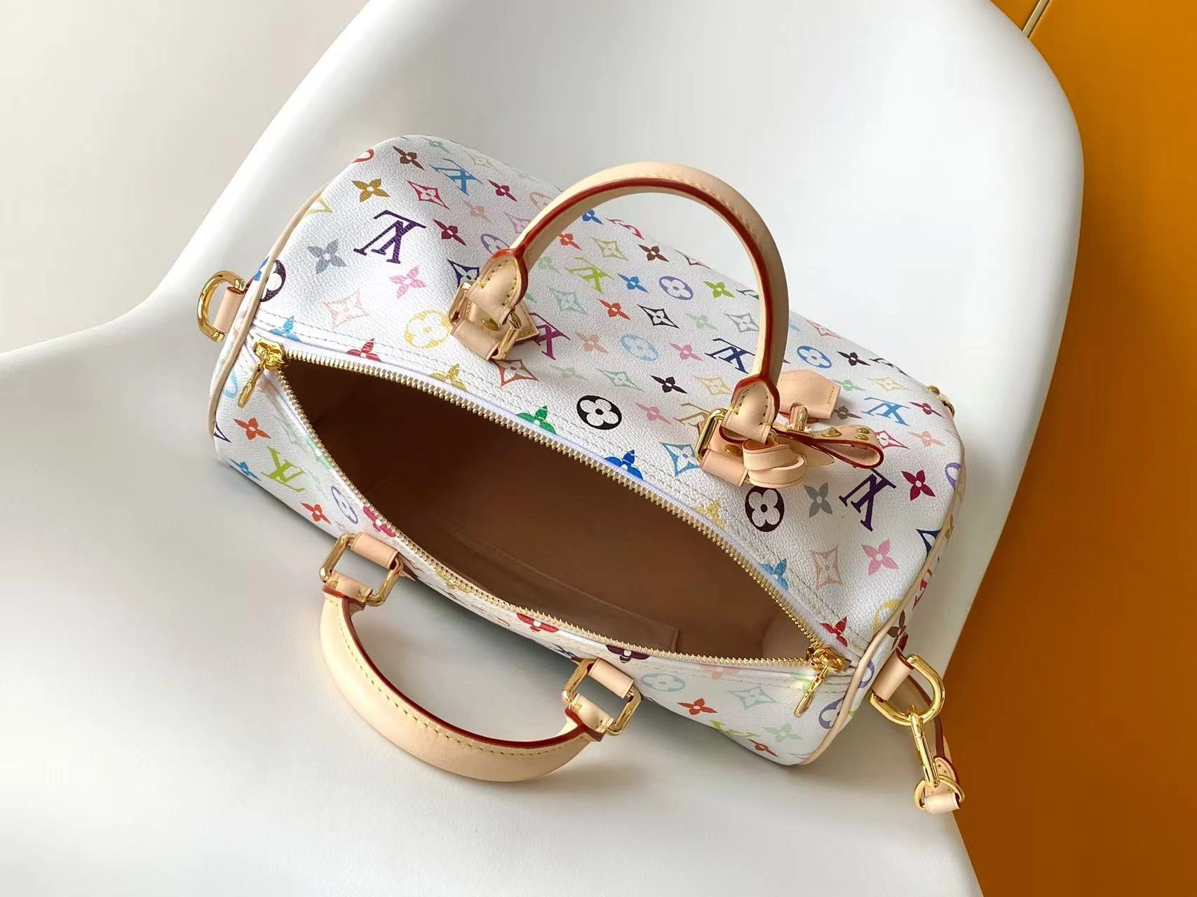 MOMO--8V M27789 high quality version Speedy Bandoulière 25 cowhide item:F-B000A1522