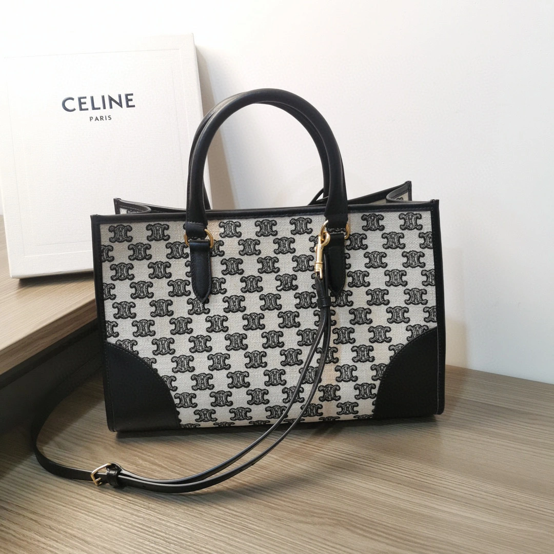 MOMO- high quality version 110432CS8-38NO CABAS TRIOMPHE cowhide item：C-B063A0405C