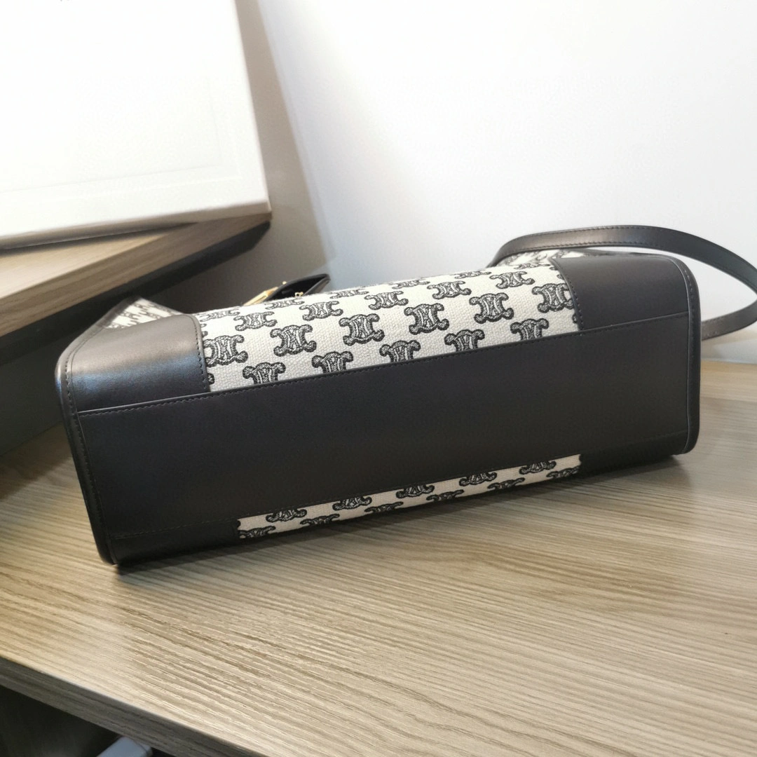 MOMO- high quality version 110432CS8-38NO CABAS TRIOMPHE cowhide item：C-B063A0405C