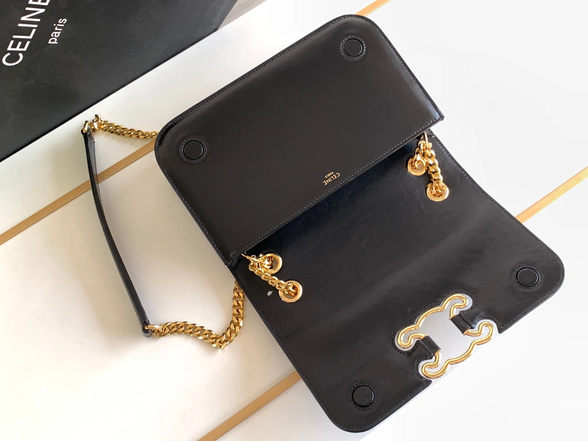 MOMO- high quality version 199813EPA-38N0 TRIOMPHE FRAME cowhide item：B-B050K2111C