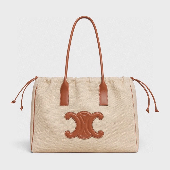 MOMO- high quality version 199972EFL-02NT CABAS TRIOMPHE cowhide item：B-B063L1220C