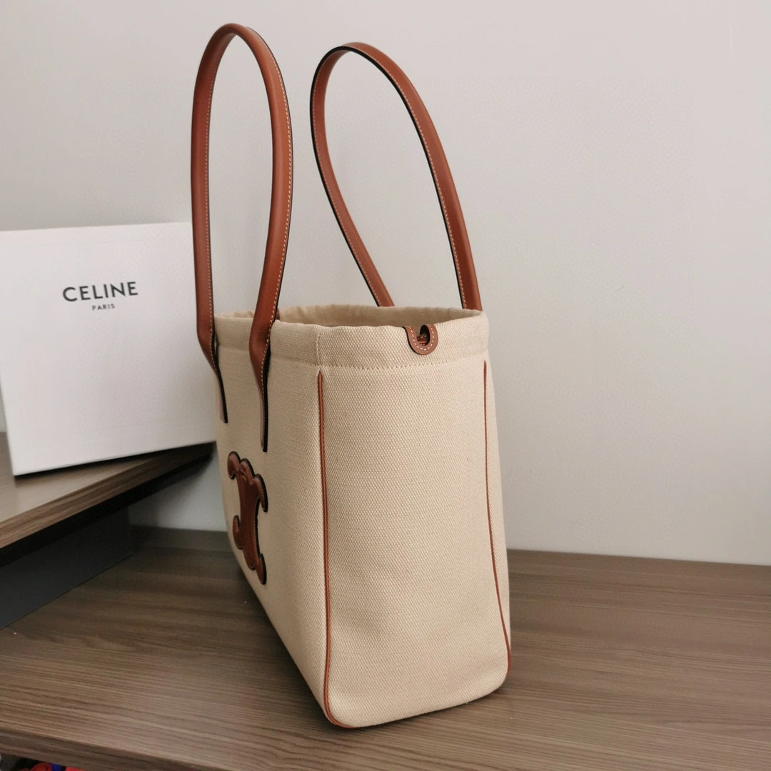 MOMO- high quality version 199972EFL-02NT CABAS TRIOMPHE cowhide item：B-B063L1220C