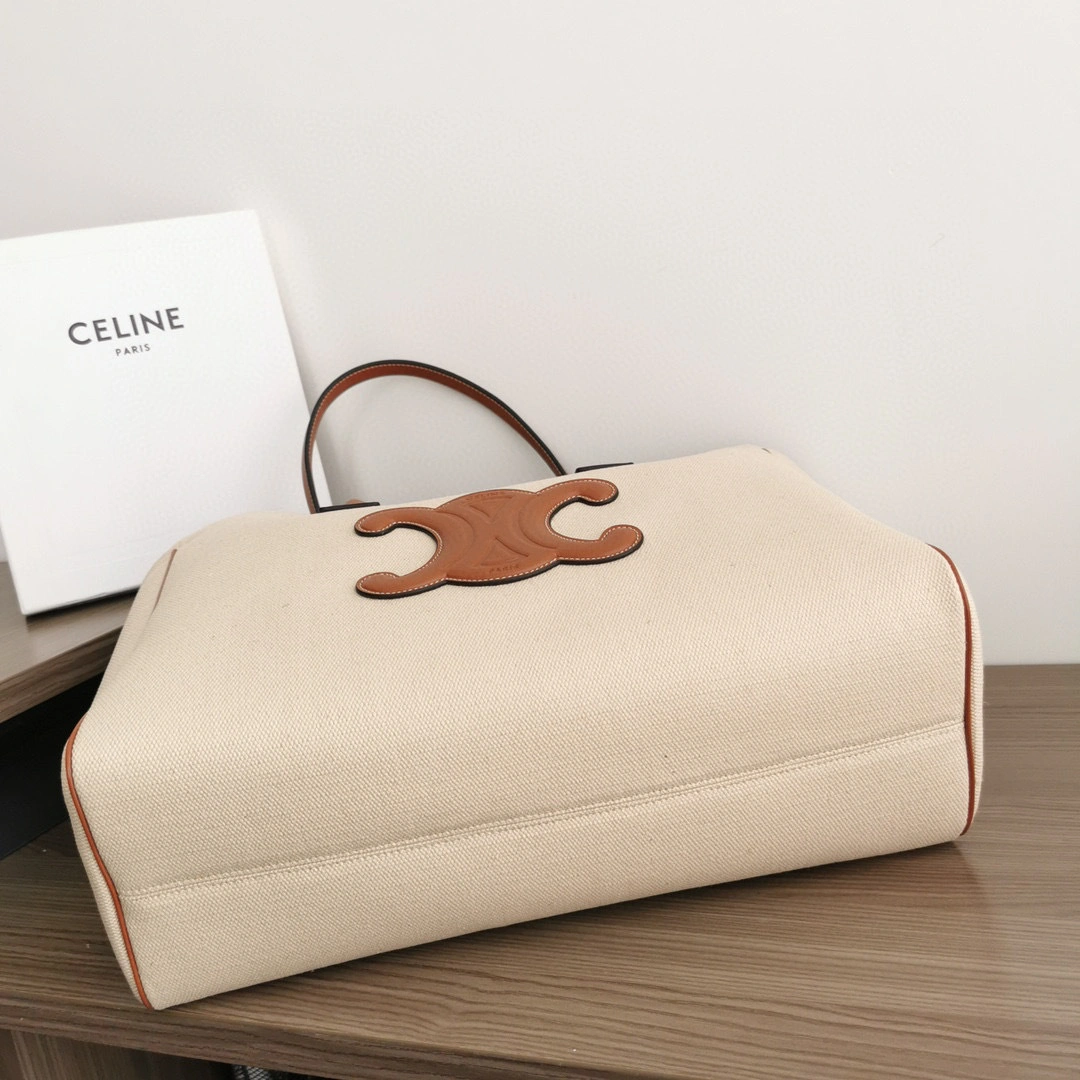MOMO- high quality version 199972EFL-02NT CABAS TRIOMPHE cowhide item：B-B063L1220C