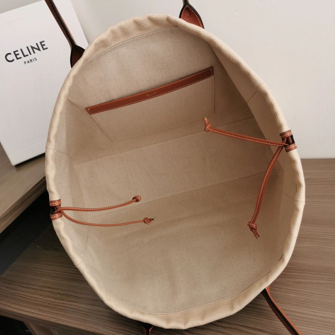 MOMO- high quality version 199972EFL-02NT CABAS TRIOMPHE cowhide item：B-B063L1220C