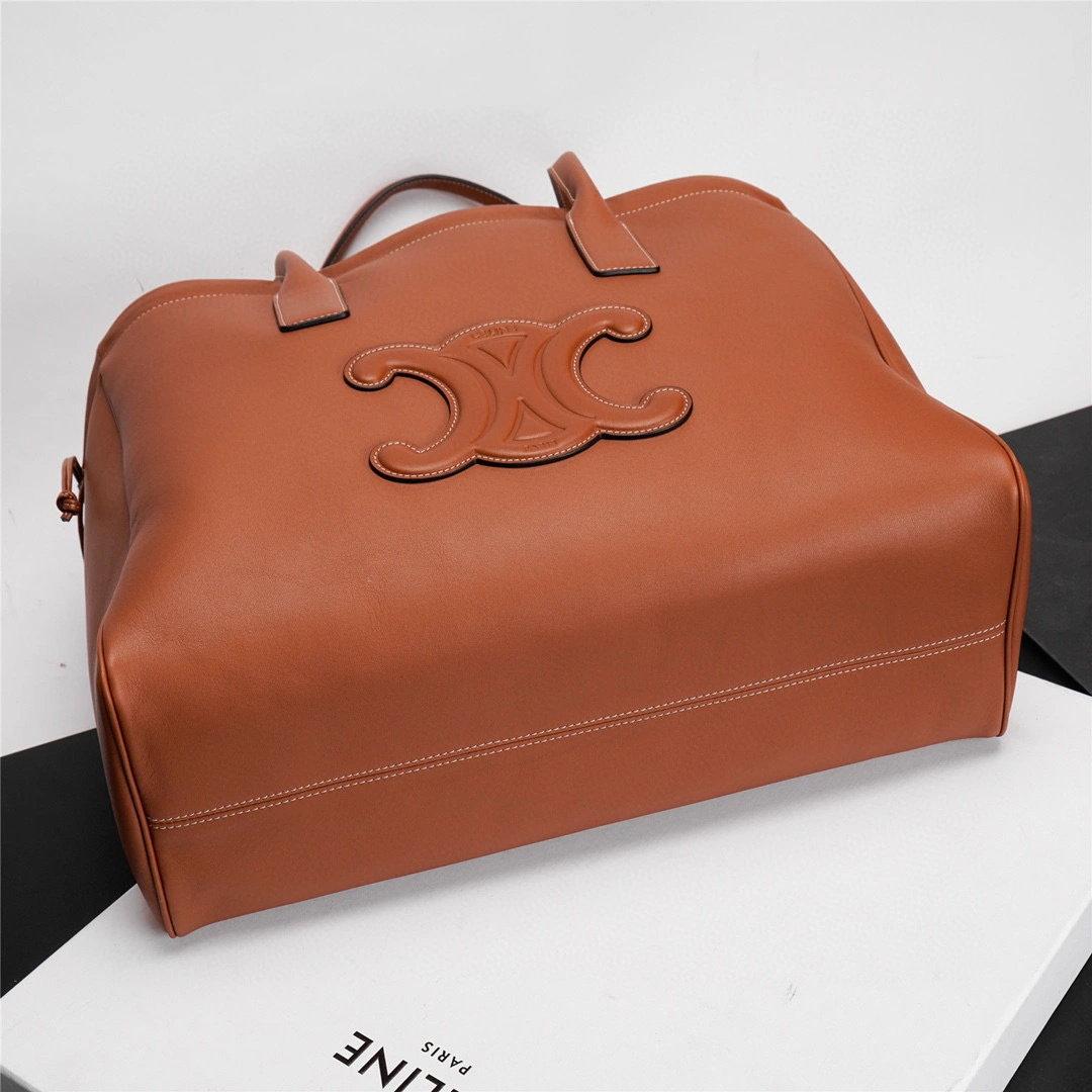 MOMO- high quality version 199973DU3-04LU CABAS TRIOMPHE cowhide item：B-B000I1817C