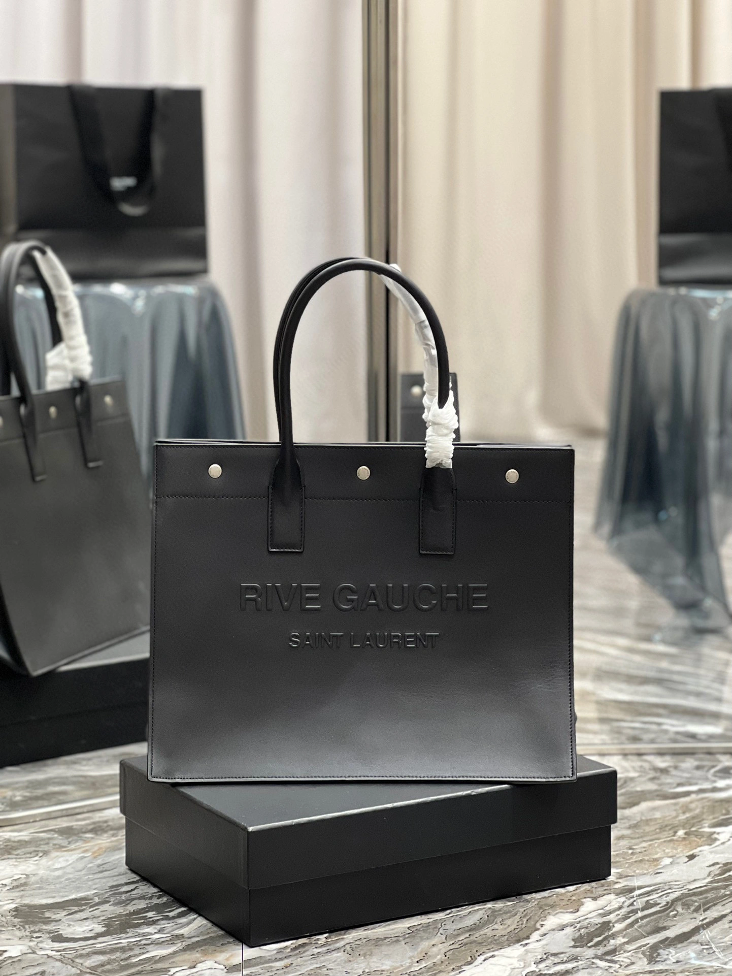 MOMO- high quality version 587273CWTFE-1000 Rive Gauche Tote Bag item：B-B597I0621C