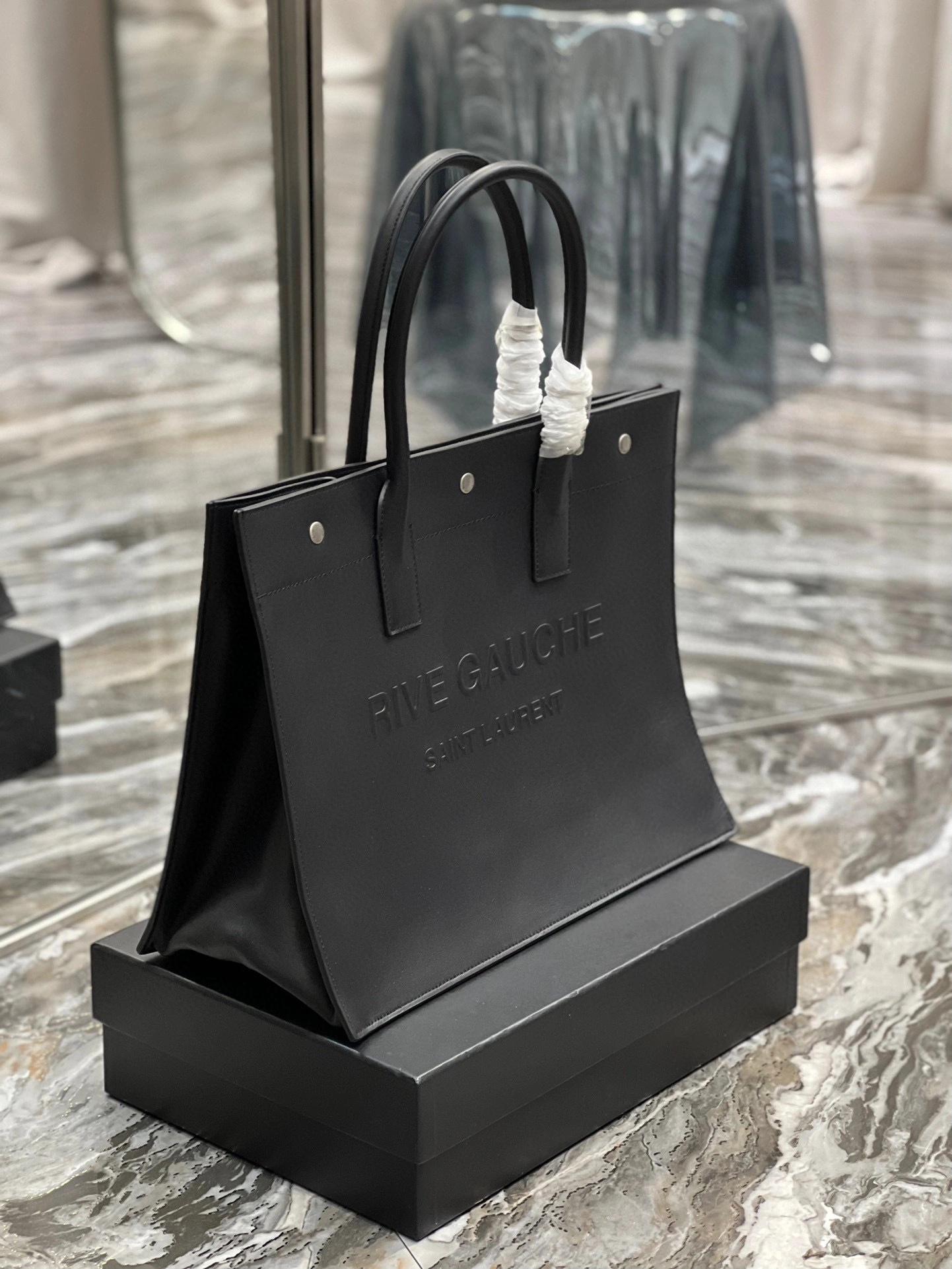 MOMO- high quality version 587273CWTFE-1000 Rive Gauche Tote Bag item：B-B597I0621C