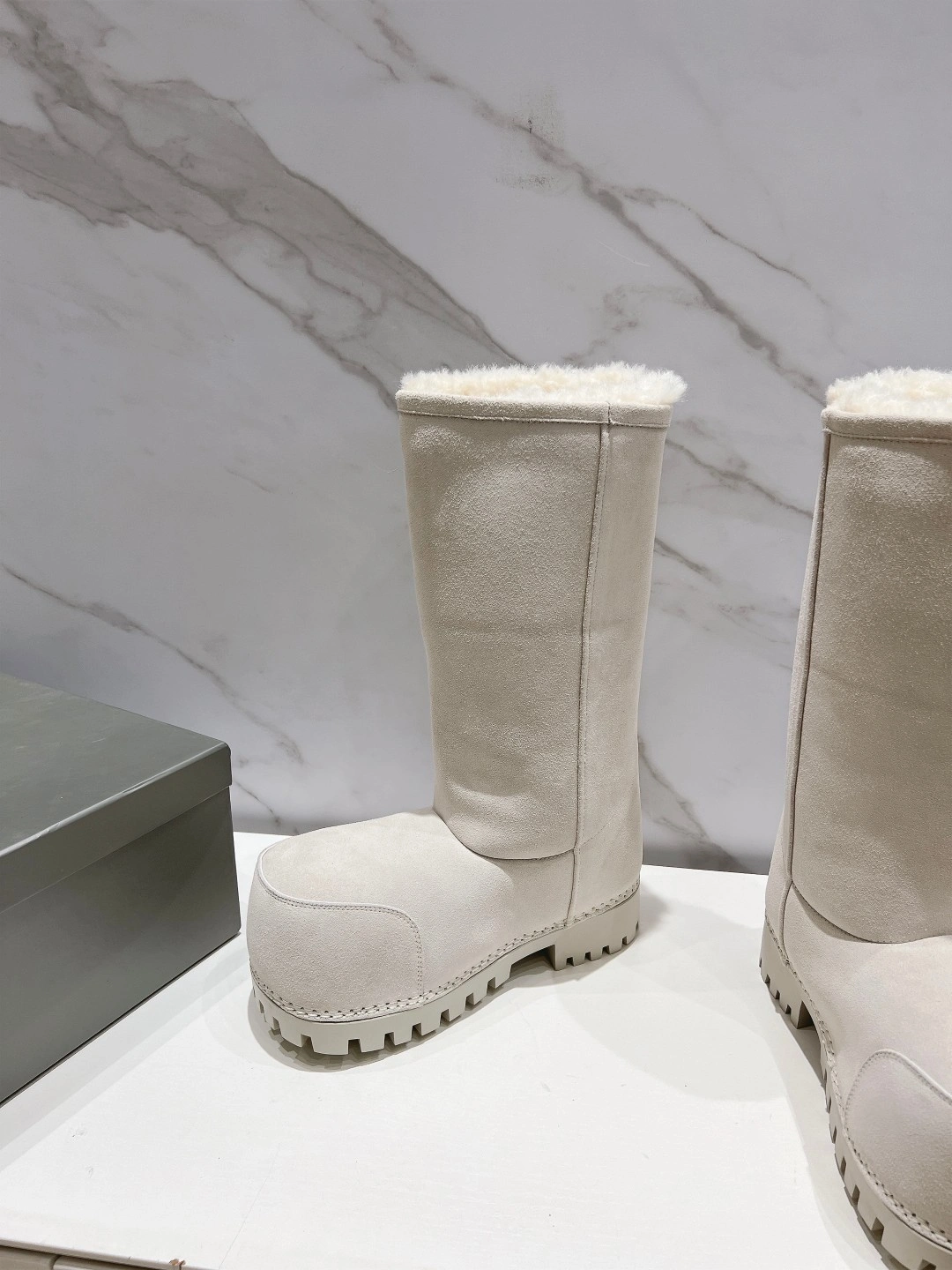 OOBB-- 218593i161 802177WBFC19000 wool Heel height： 6CM item:D-X000H2914