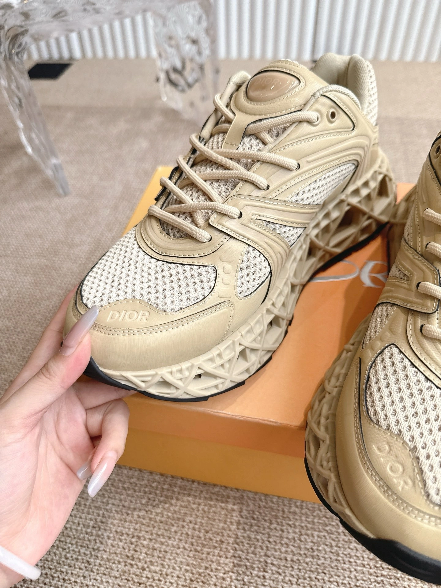 OOBB-- 4ior 3SN323ZCY_H111 Dior x Kaws B35 Thick soles:6CM item:E-X811H1318