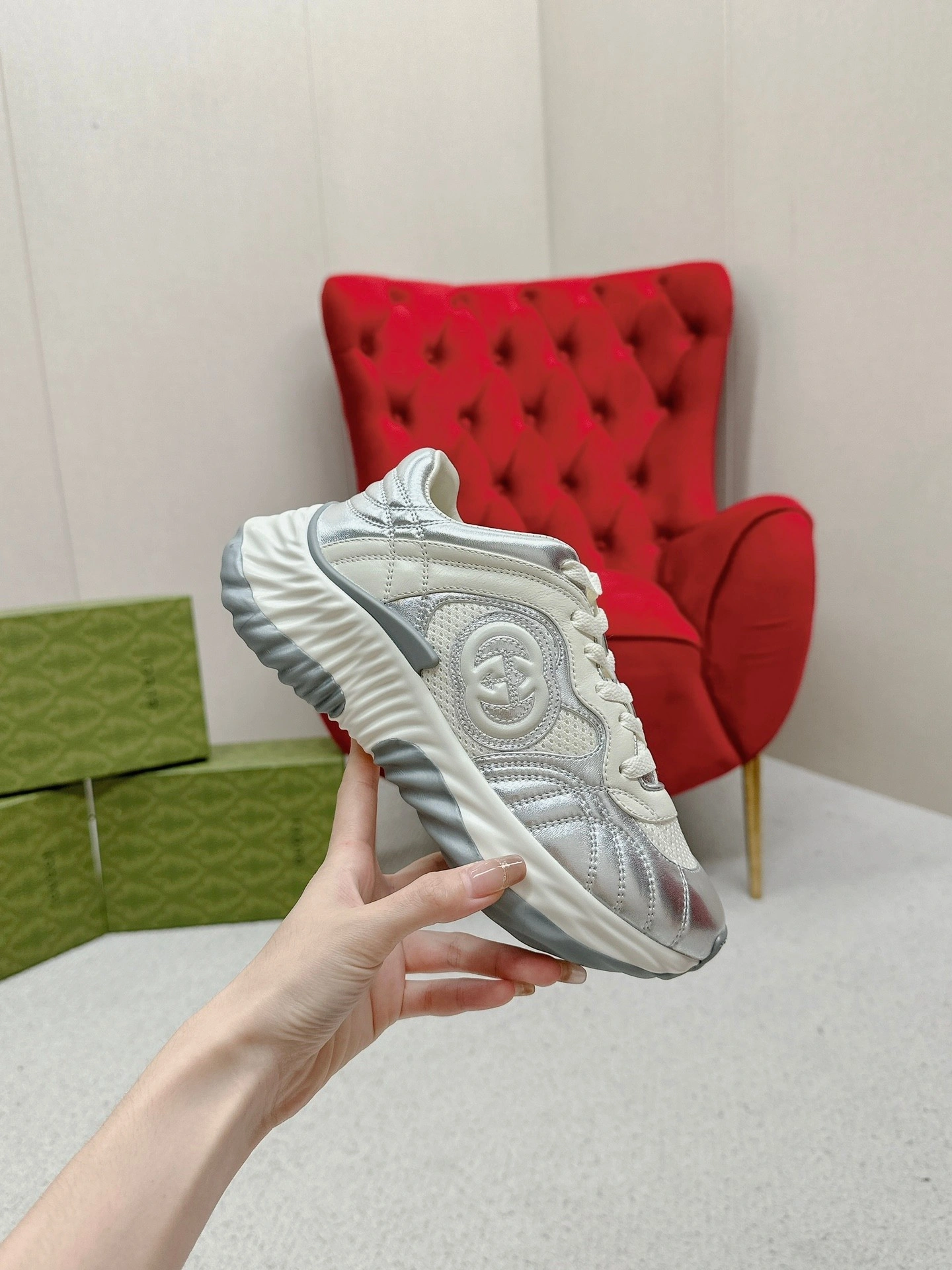 OOBB-- 6u33i 779482 AADAU 8149 Ripple Thick soles：5CM sheepskin item:D-X000F2564