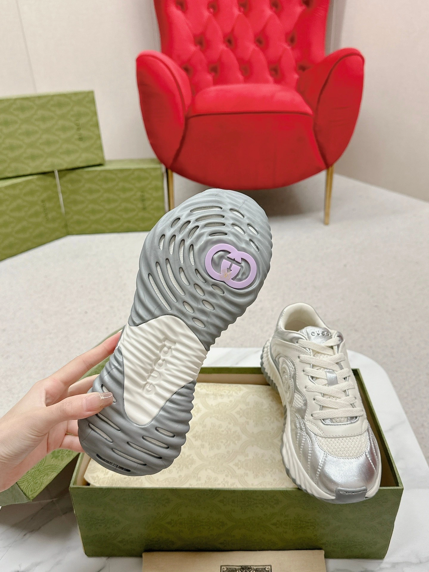 OOBB-- 6u33i 779482 AADAU 8149 Ripple Thick soles：5CM sheepskin item:D-X000F2564