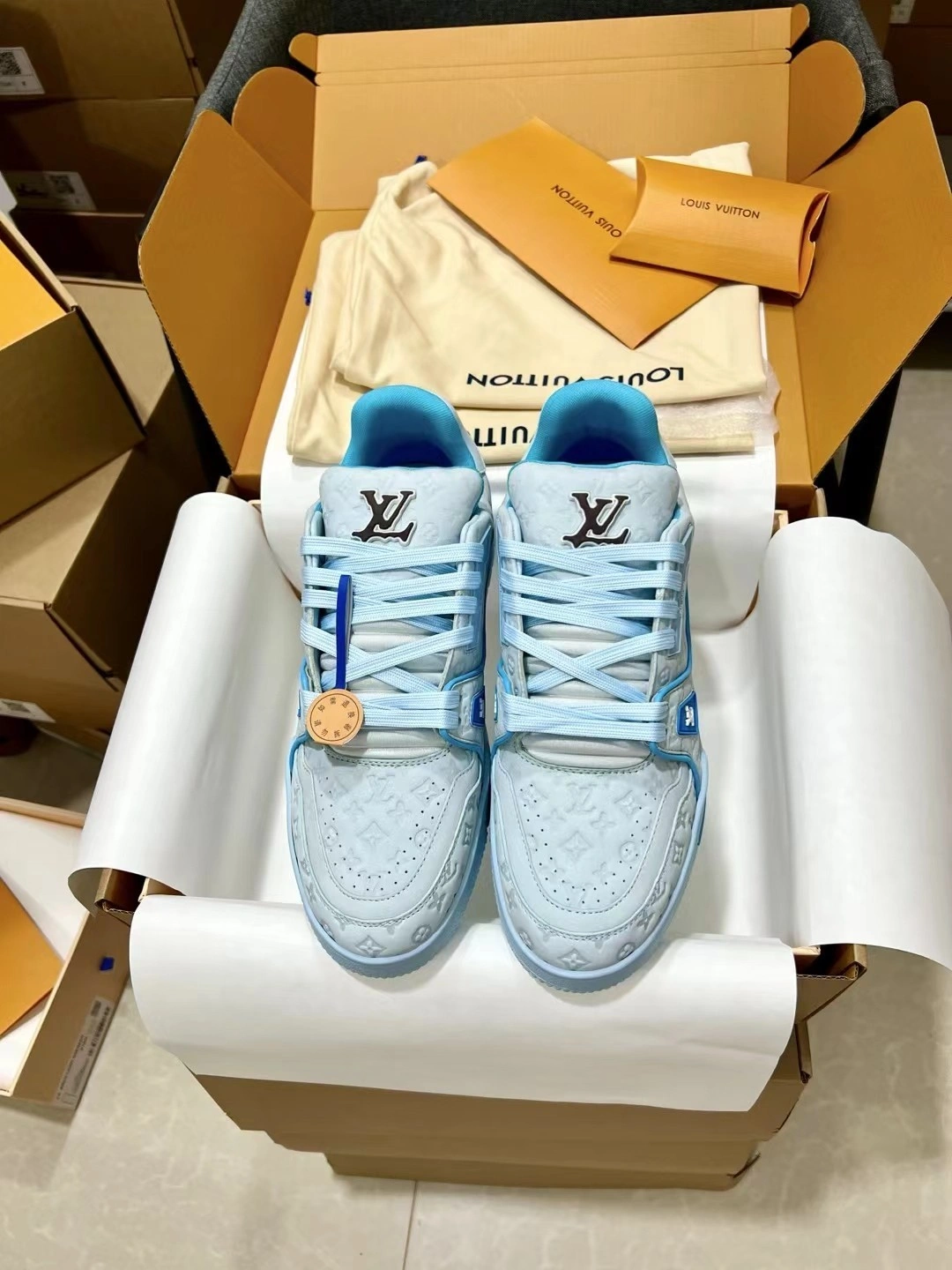 OOBB-- 8V 1ACRY7 L×Tyler trainer Thick soles：3CM cowhide item:D-X187H0135