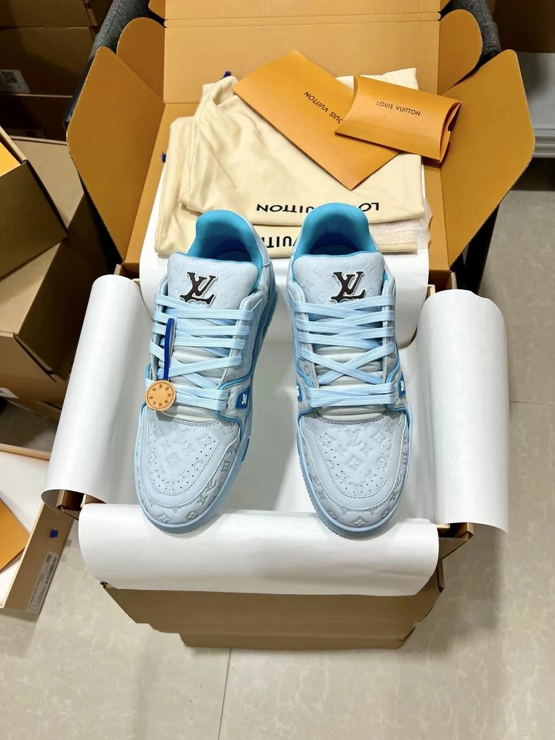 OOBB-- 8V 1ACRY7 L×Tyler trainer Thick soles：3CM cowhide item:D-X187H0135