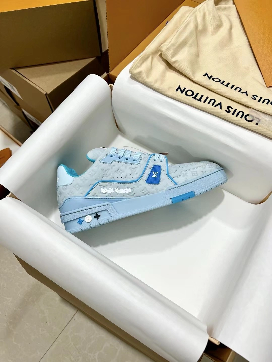 OOBB-- 8V 1ACRY7 L×Tyler trainer Thick soles：3CM cowhide item:D-X187H0135