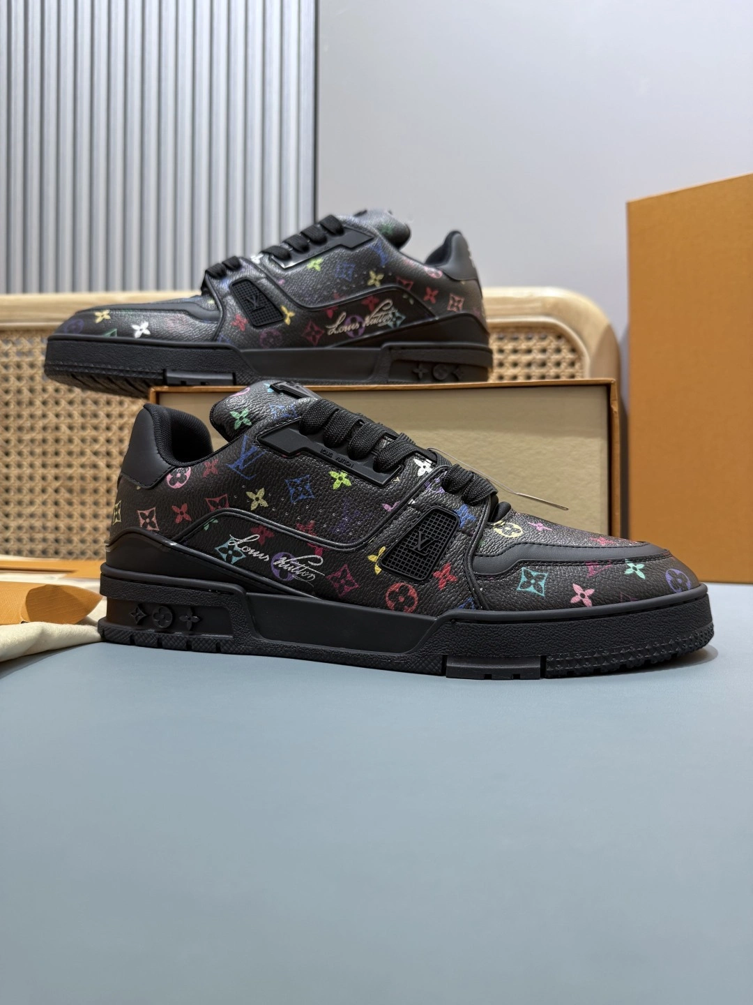 OOBB-- 8V 1AGZE1 1AHEKZ trainer " calfskin item：E-X430I0106