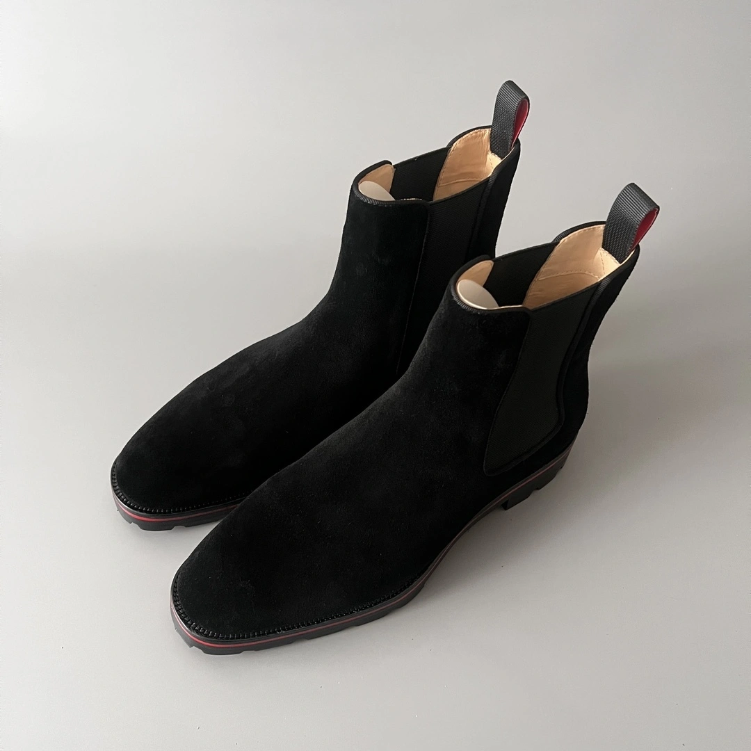 OOBB-- 8ou2ou 3230687BK01 cowhide suede item:E-X300E2404