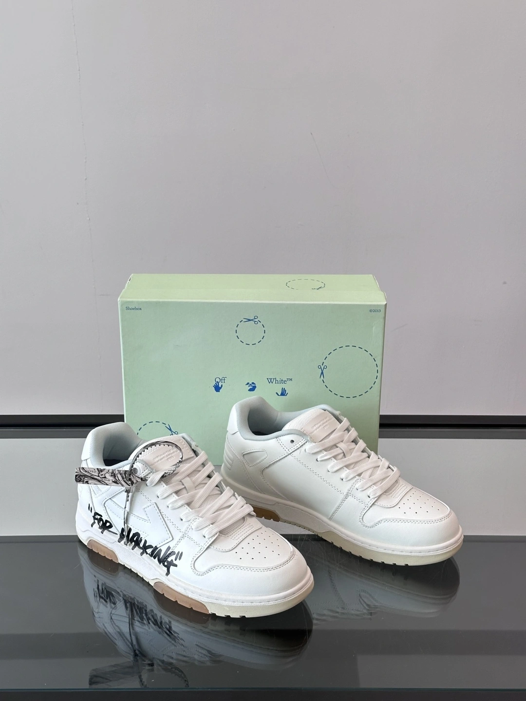 OOBB-- Off Whit5 OMIA189F21LEA0030110 Calfskin item:E-X076I0545