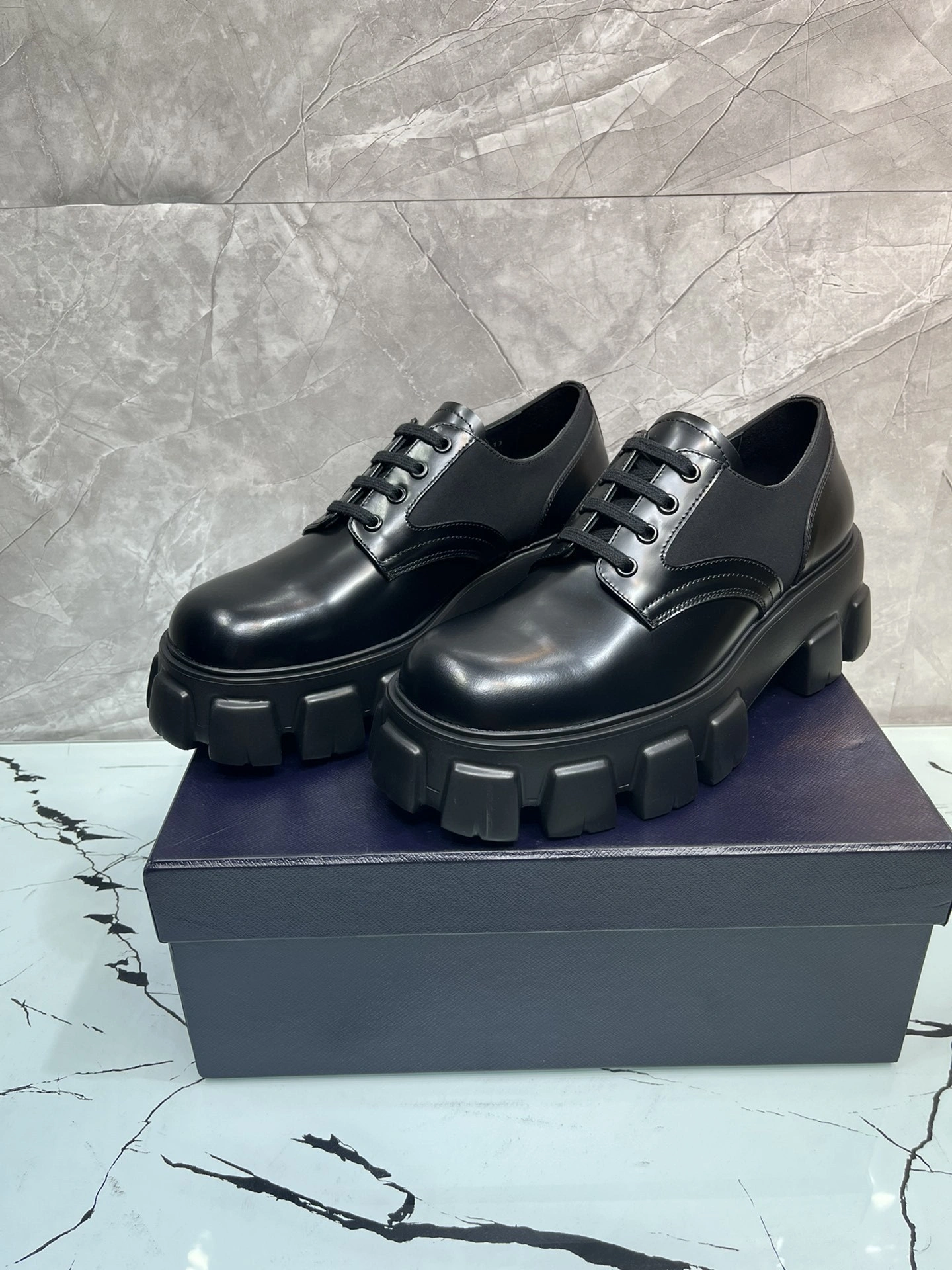 &OOBB-- Pr141 2EE342_3LFR_F0002 Cowhide Thick soles5cm item:D-X000G1595S