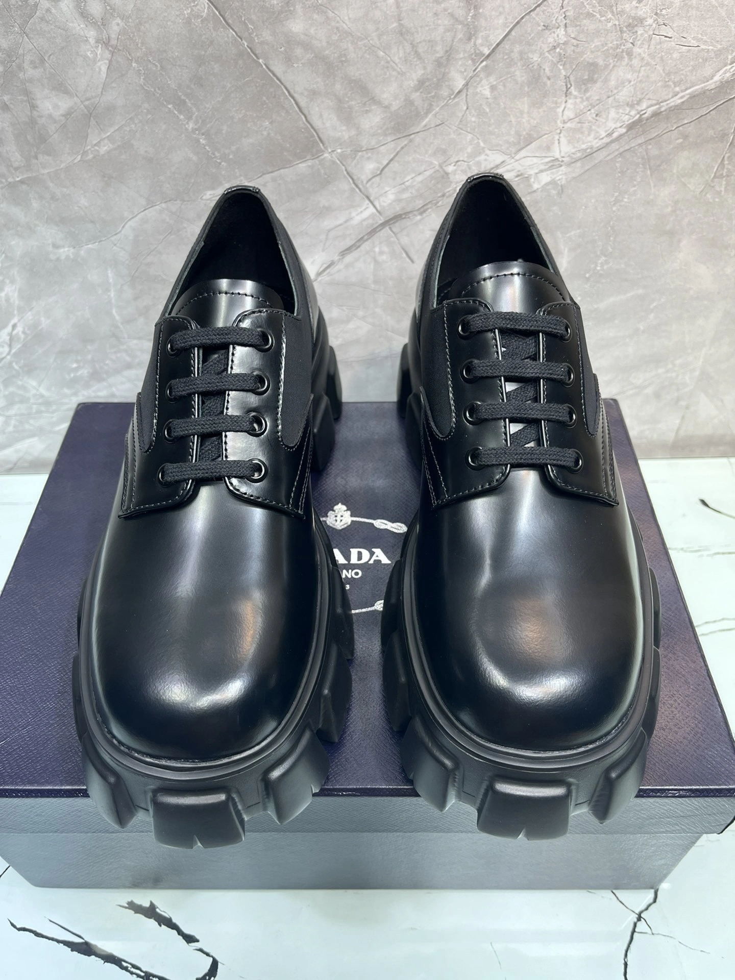 &OOBB-- Pr141 2EE342_3LFR_F0002 Cowhide Thick soles5cm item:D-X000G1595S