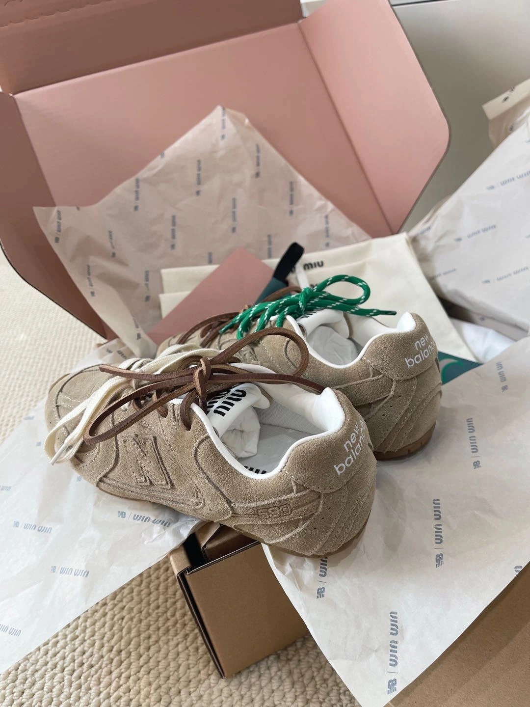 OOBB- 7iu7iu 5E165E_Z5O_F0379_F_D005 cowhide New Balance 530 SL item：E-X230I0307