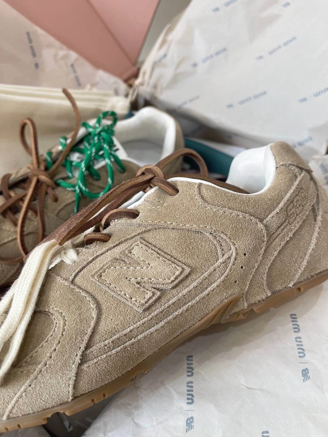OOBB- 7iu7iu 5E165E_Z5O_F0379_F_D005 cowhide New Balance 530 SL item：E-X230I0307
