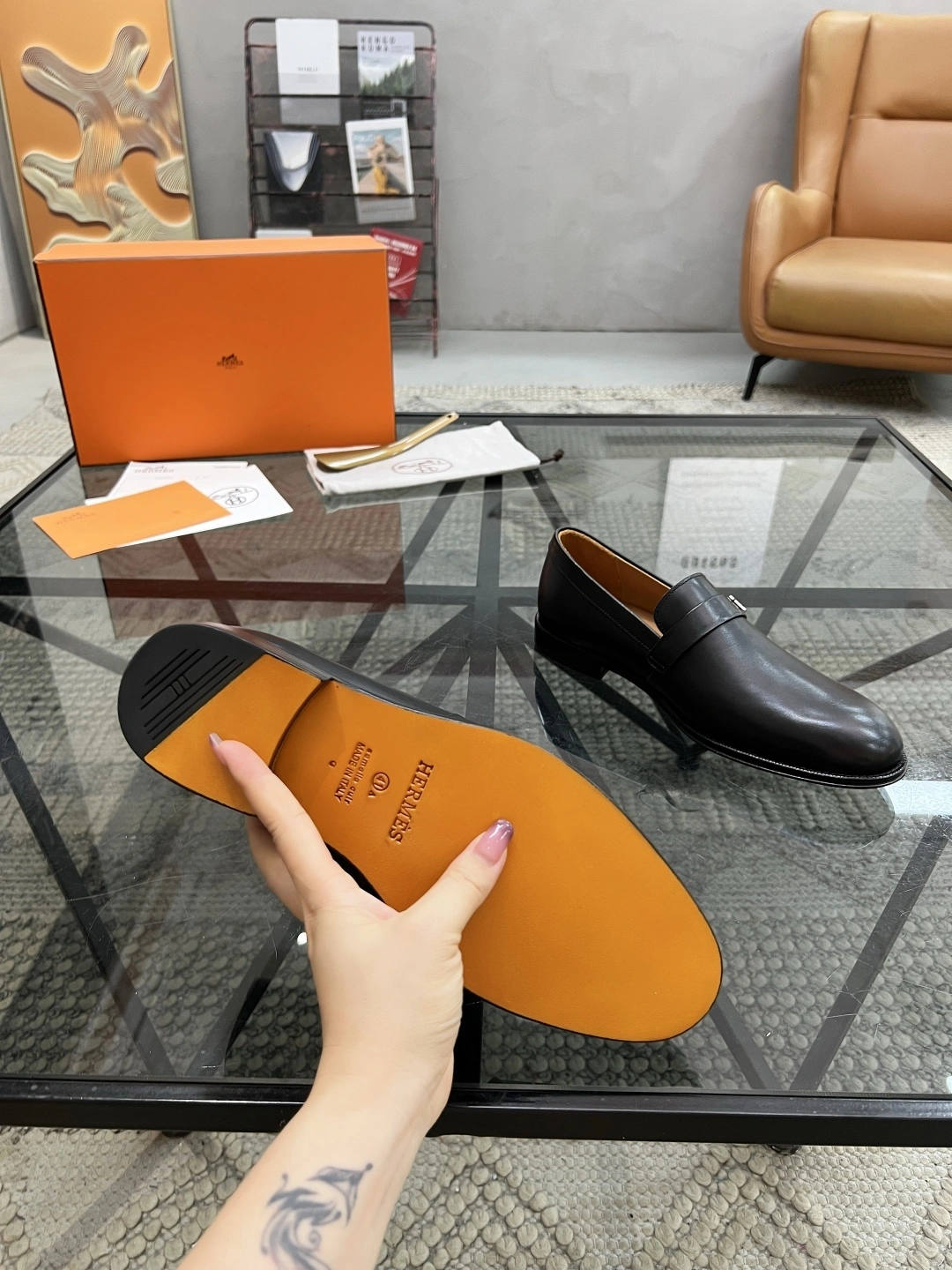 OOBB- H5r75s H242845Z A02 cowhide item：E-X158J3816