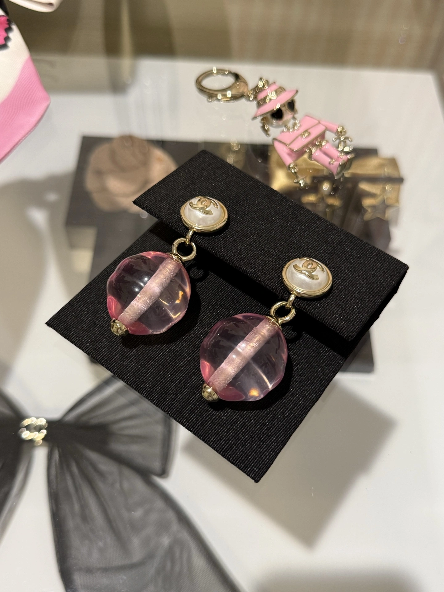 Sparkle Jewelry-- 3h1958 25k earrings 2colour item:E-S392L1383-2H