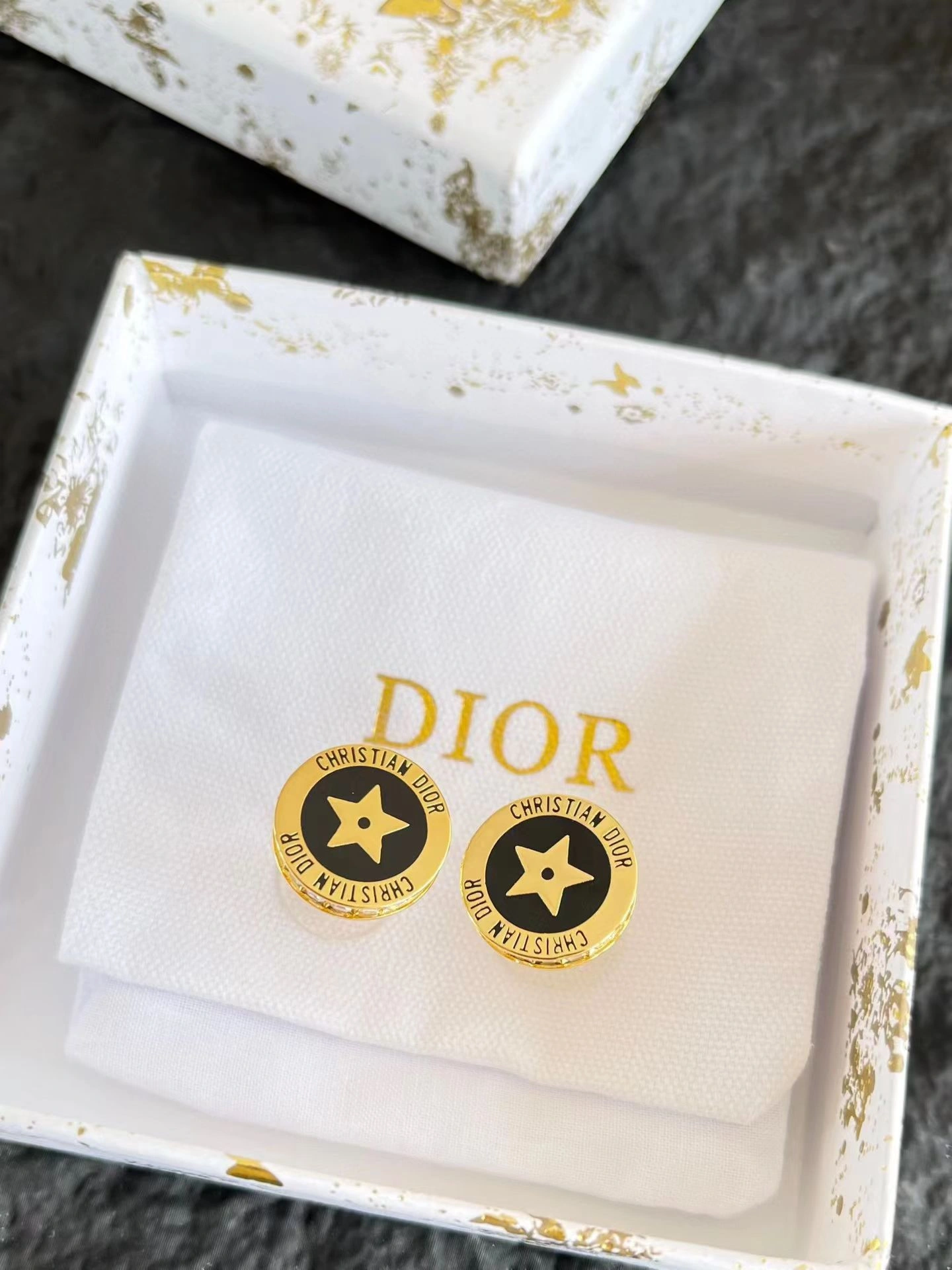 Sparkle Jewelry-- 4ior Night Code earrings 2colour item:E-S392L1372-2H