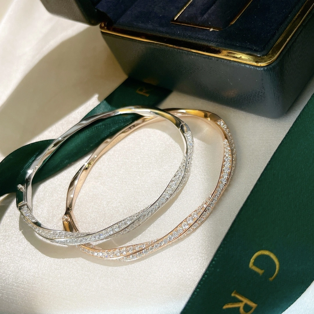 Sparkle Jewelry - 6r1ff A0554 S925 2Colour item:D-S092L2723-2