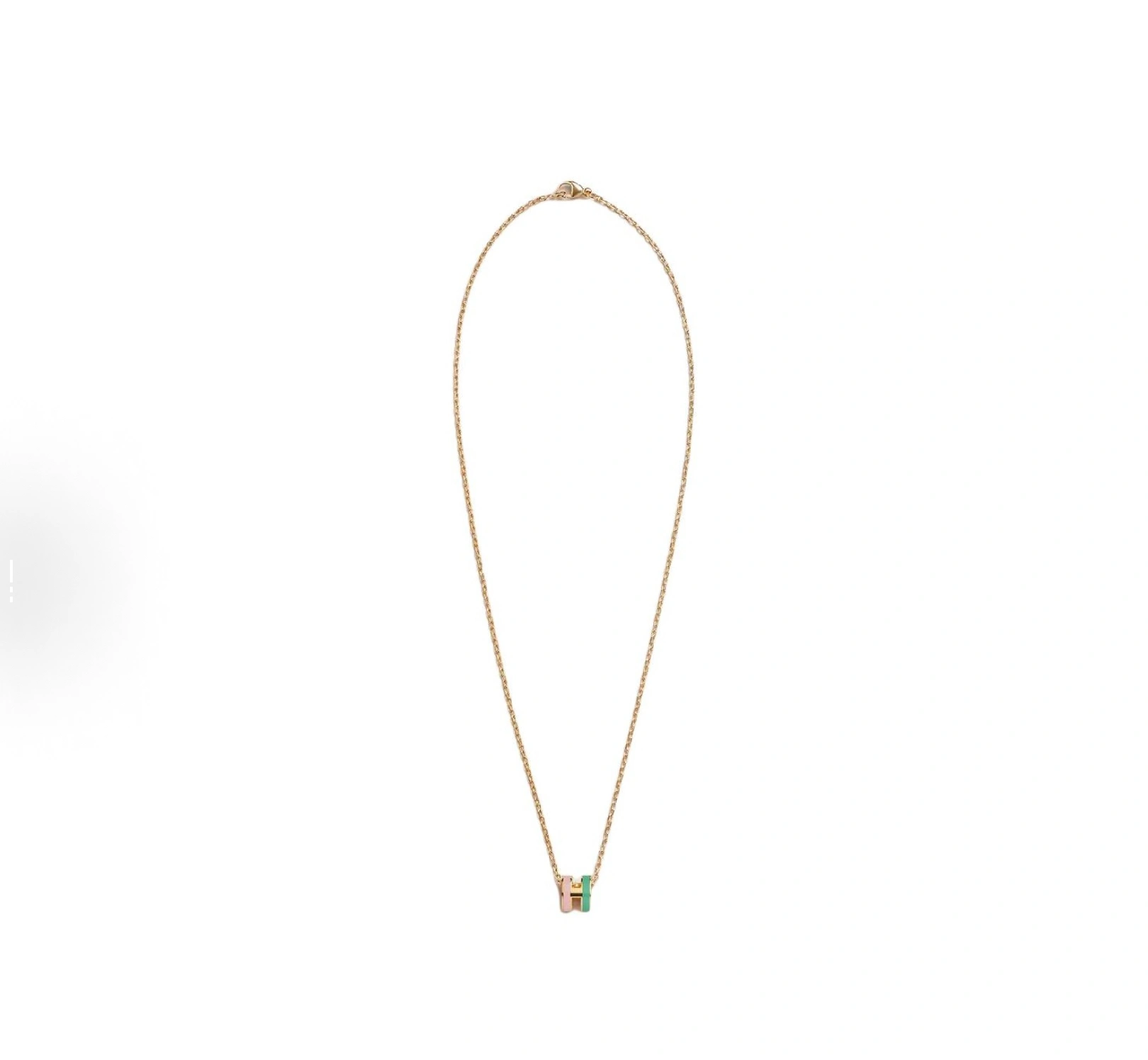 Sparkle Jewelry-- H5r75s Mini Pop H Rocabar necklace 4Colour item:F-S092A0801-4H