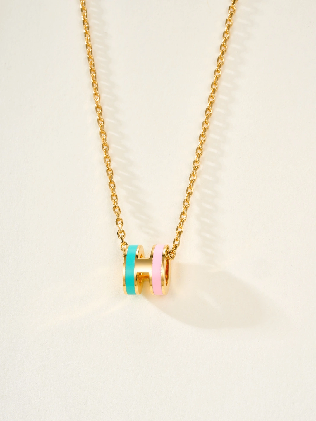 Sparkle Jewelry-- H5r75s Mini Pop H Rocabar necklace 4Colour item:F-S092A0801-4H