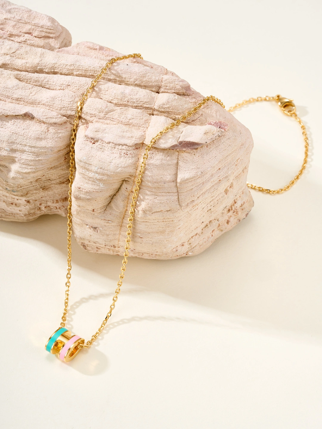 Sparkle Jewelry-- H5r75s Mini Pop H Rocabar necklace 4Colour item:F-S092A0801-4H