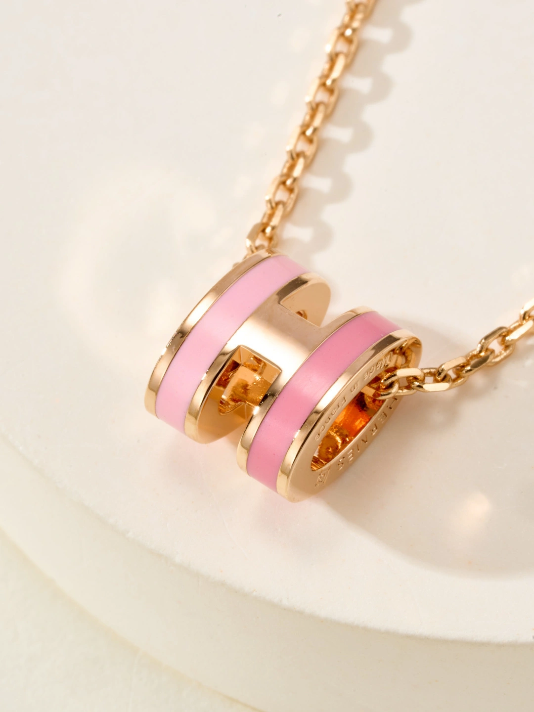 Sparkle Jewelry-- H5r75s Mini Pop H Rocabar necklace 4Colour item:F-S092A0801-4H