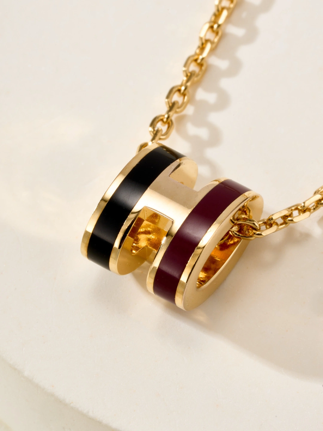 Sparkle Jewelry-- H5r75s Mini Pop H Rocabar necklace 4Colour item:F-S092A0801-4H