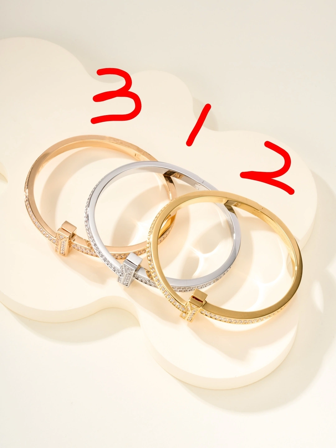 Sparkle Jewelry-- Tiff19y&3o bracelet 3Colour item : E-S000K0946-3H