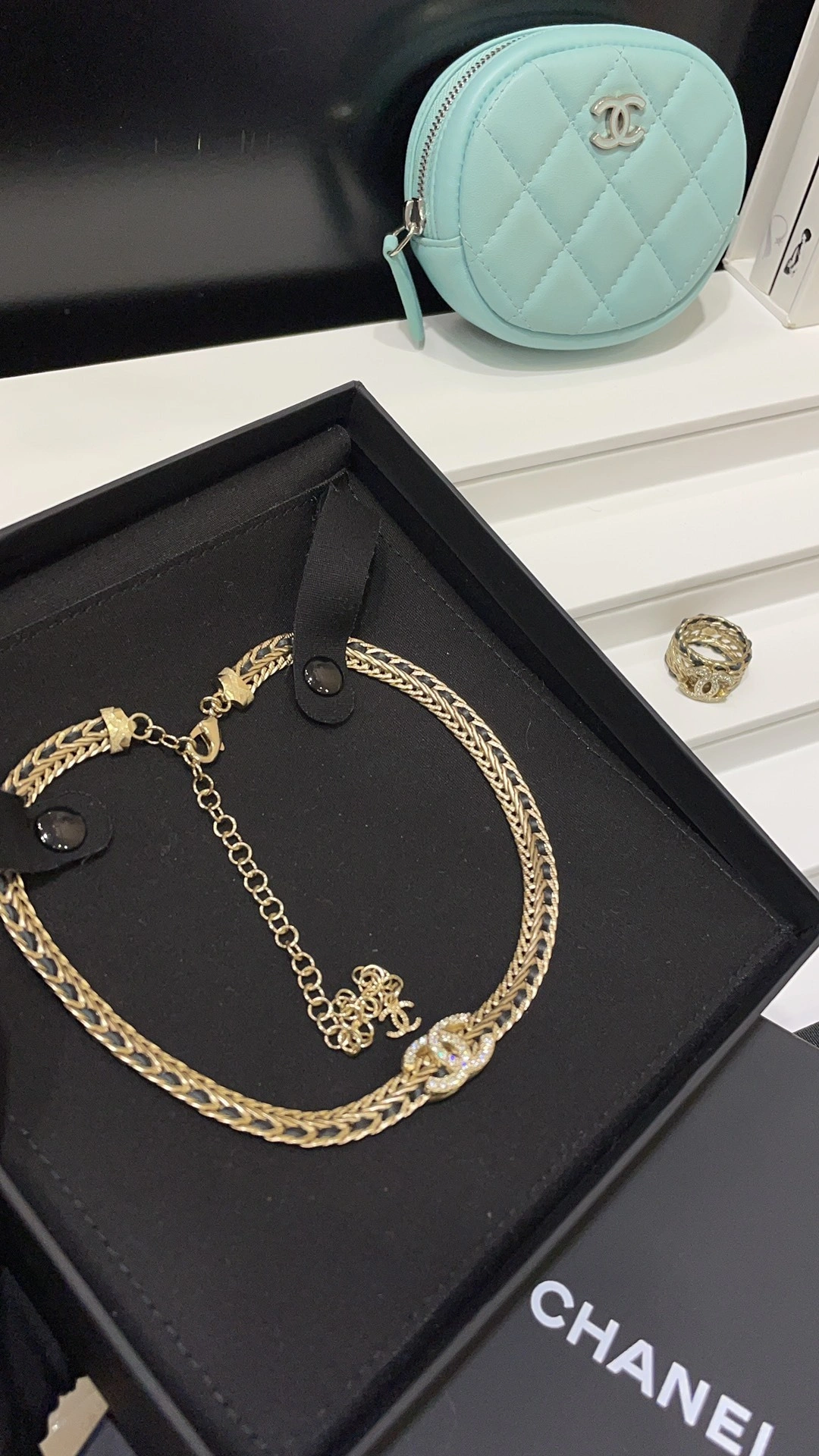 Sparkle jewelry -- 3h1958 choker sheepskin item:D-S392H2899T