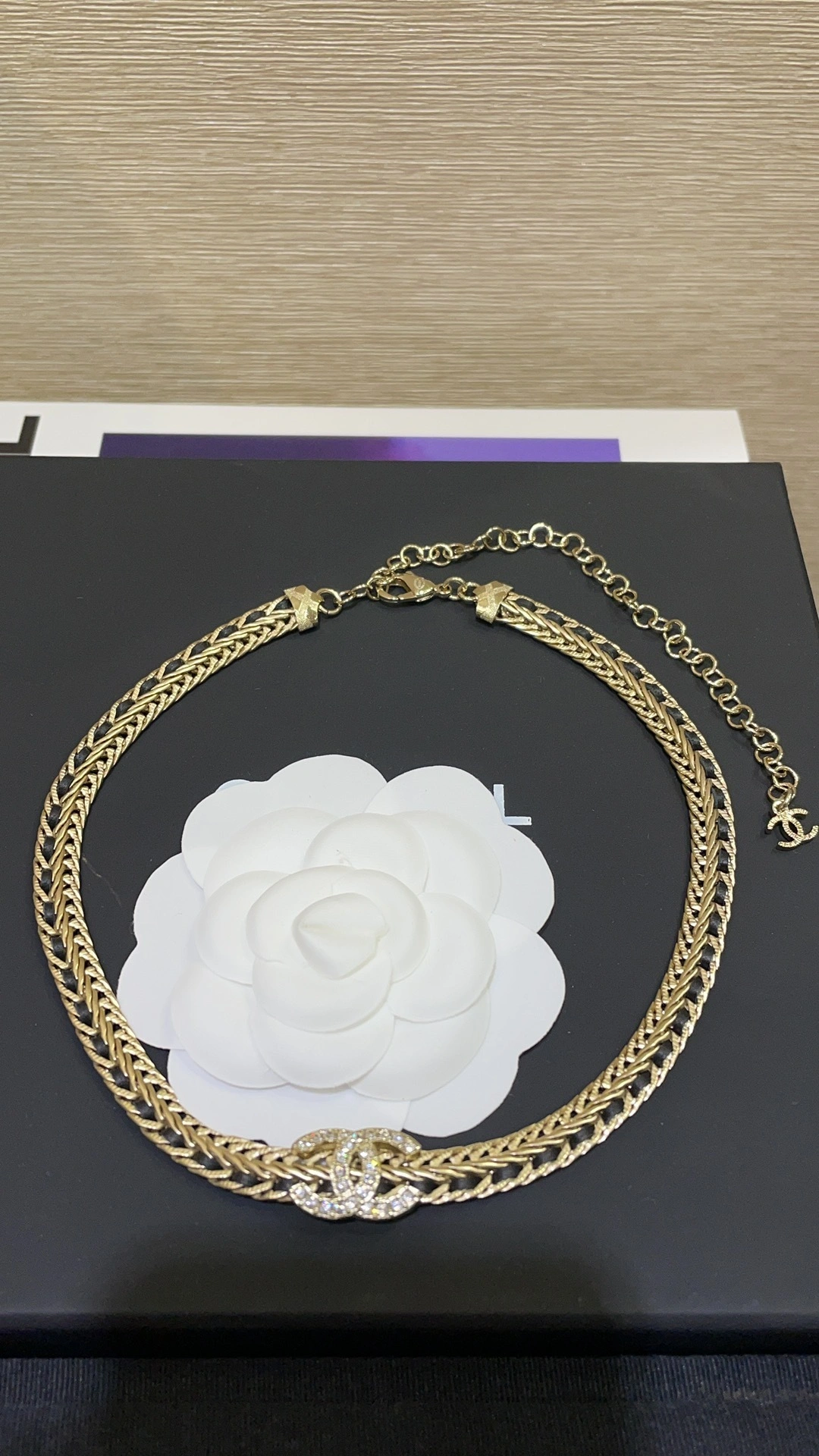 Sparkle jewelry -- 3h1958 choker sheepskin item:D-S392H2899T