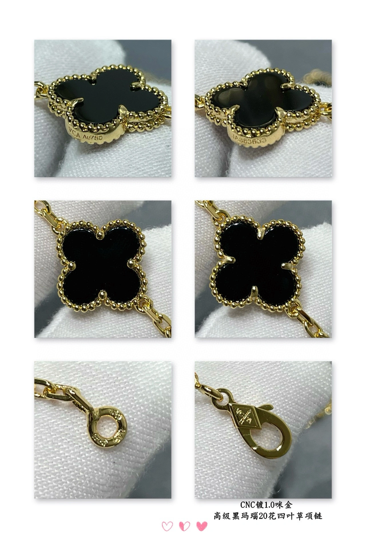 Sparkle jewelry-- 1rp58s necklace gold 2colour item : E-S092J3005-2H