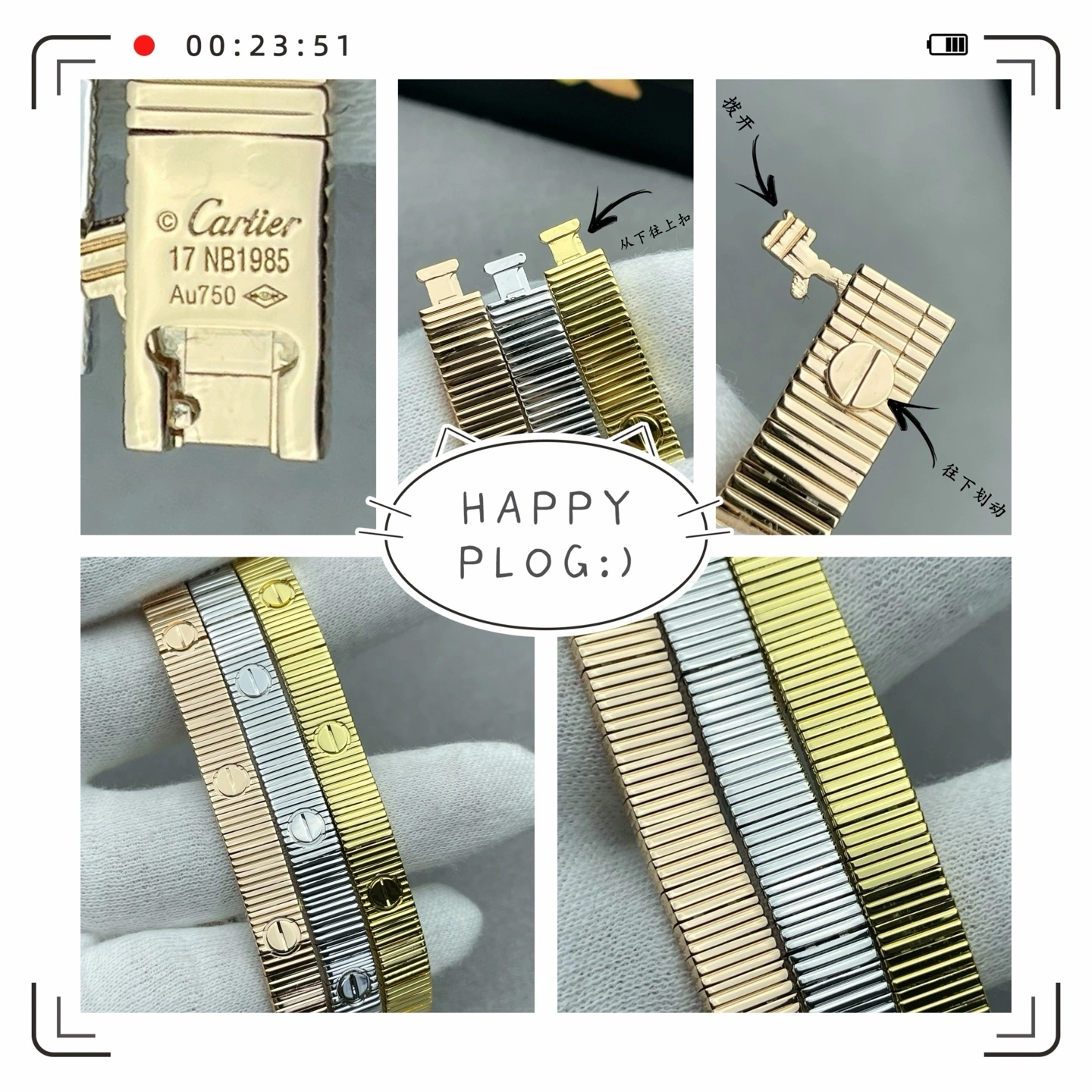 Sparkle jewelry-- 31rti5r CNC bracelet 3Colour item:F-S092A1002-3H