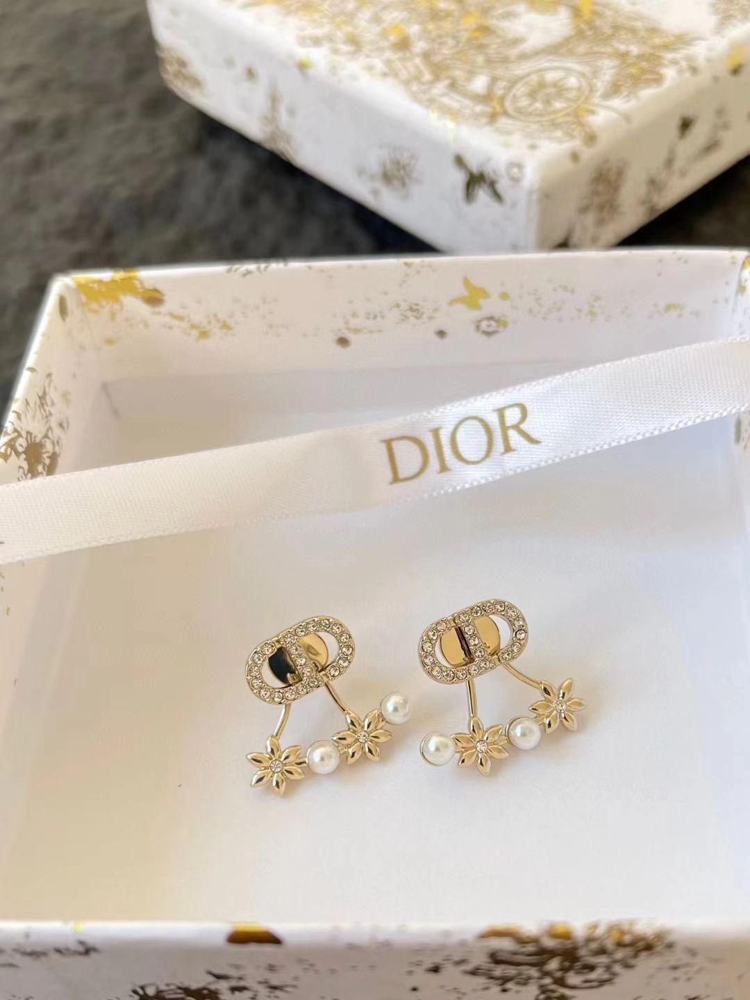 Sparkle jewelry-- 4ior Petit CD Daisy earrings item:E-S392L1367H