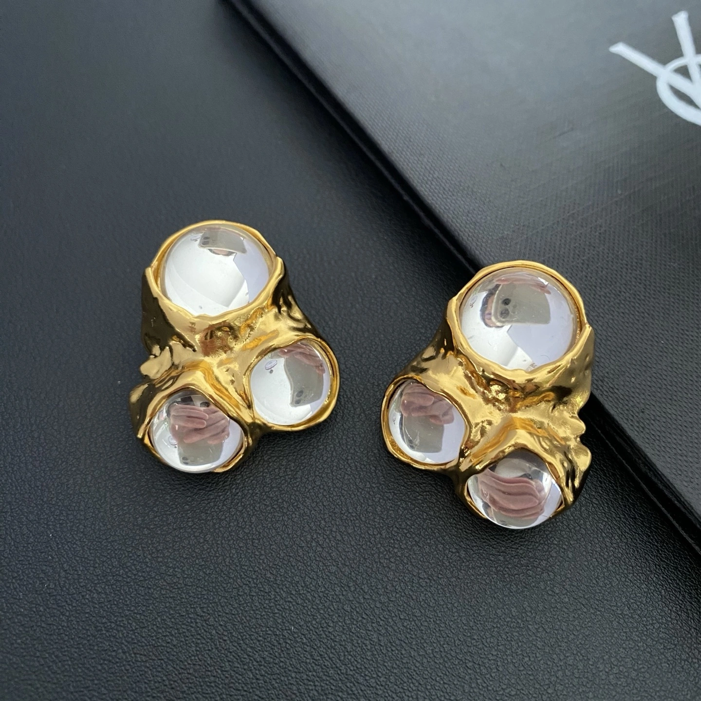 Sparkle jewelry-- Yv5s earrings 2colour item:E-S392L1349-2H