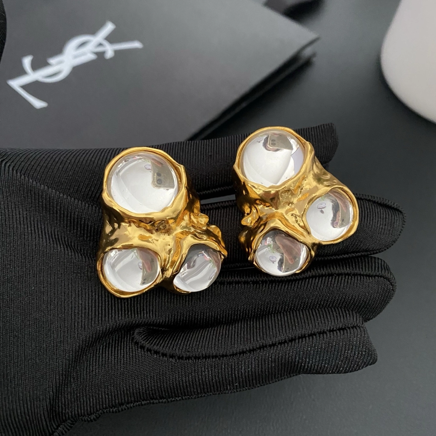Sparkle jewelry-- Yv5s earrings 2colour item:E-S392L1349-2H